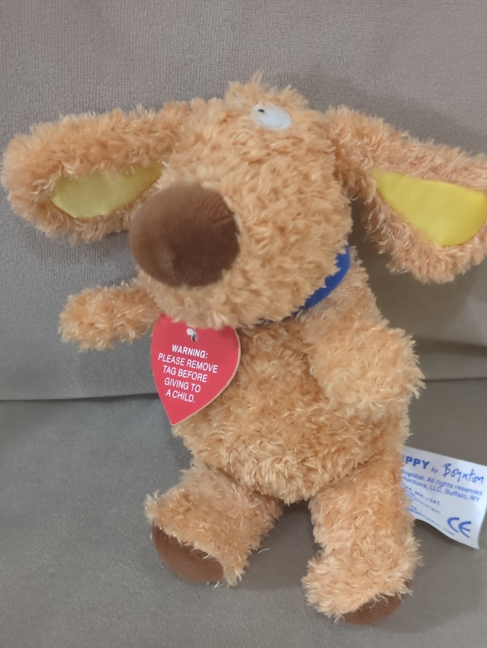 Vintage Sandra Boynton Snuggle Puppy Bean Bag Plush Dog 2005  NWT